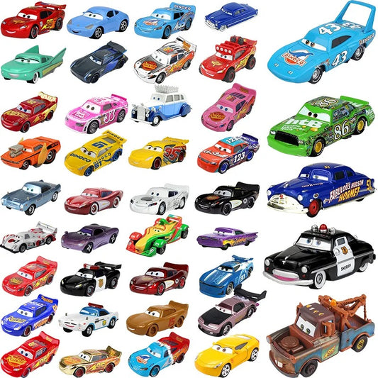 Disney Pixar Cars Metal Diecast Car Toy Lightning McQueen Matt Jackson Storm Ramirez 1:55 Alloy Pixar Car Boy Toy Birthday Gifts