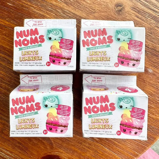 Original Num Noms Lipgloss Stamp Smell So Delicious Smell Snackables Surprise Blind Box Doll Collection Decoration Kids Gifts